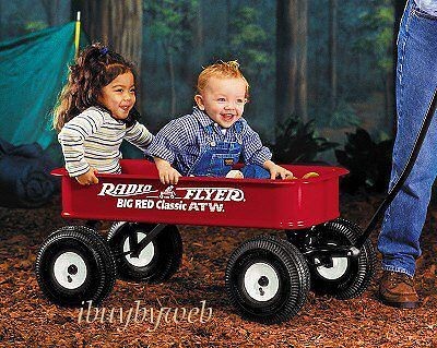 radio flyer 1800 big red classic atw all terrain wagon