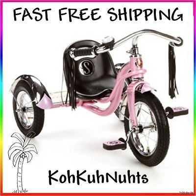 Schwinn Roadster 12 Trike Pink Retro Style Tricycle  Fast 