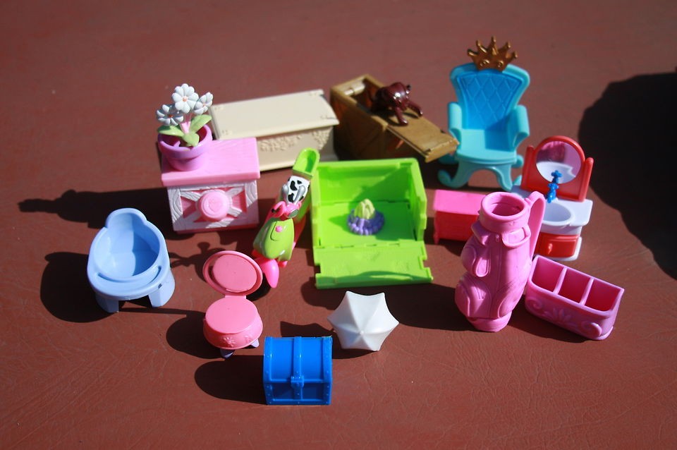 dollhouse furniture plastic lot golf scooter chairs more time left