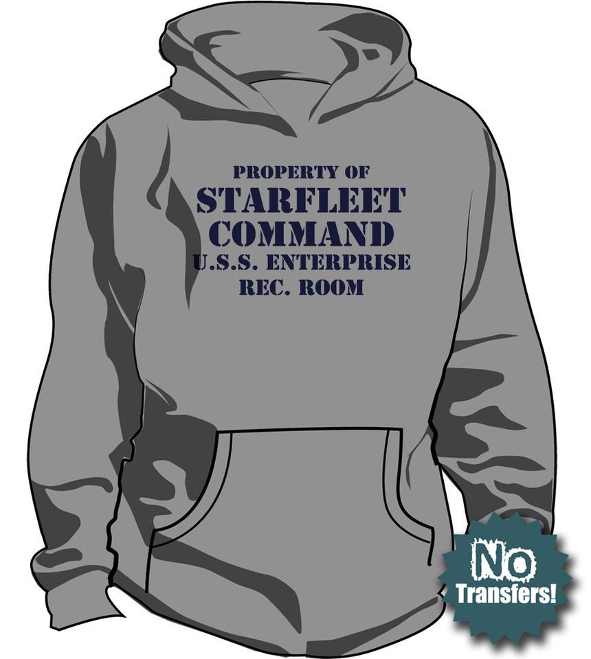 trek rec room funny star geek nerd trekker new hoodie