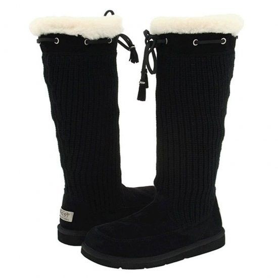 AUTH NEW UGG SUBURB 5733 BLACK TALL 8 UK 6.5 SALE