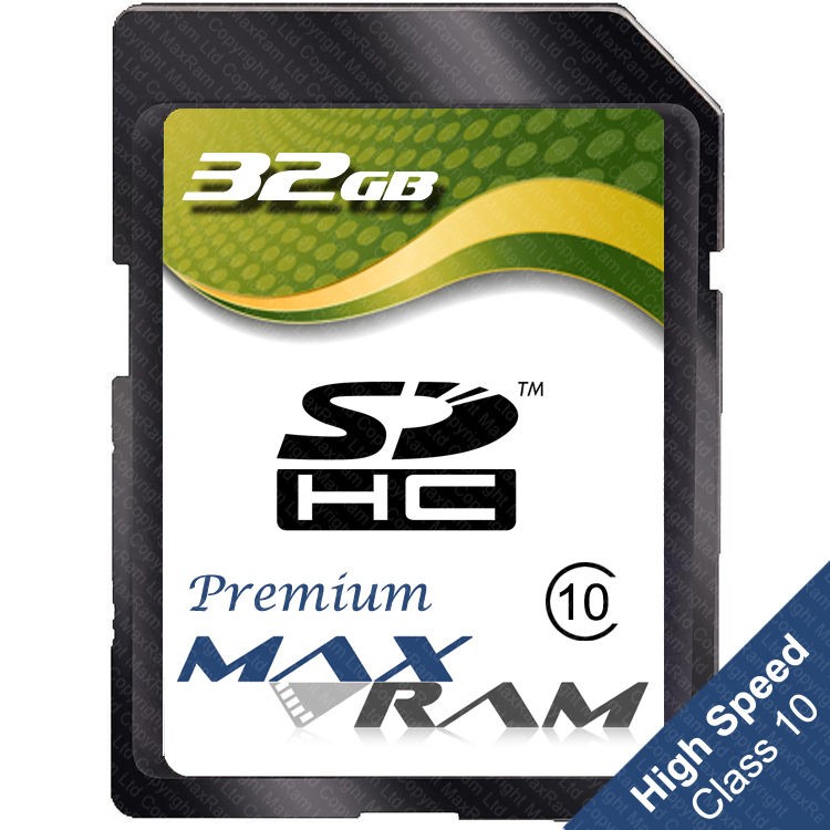 32GB SDHC Memory Card for Digital Cameras   HP PW360T & more