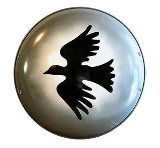 SOLID STEEL GREEK CORINTHIAN DOVE SHIELD spartan/armor