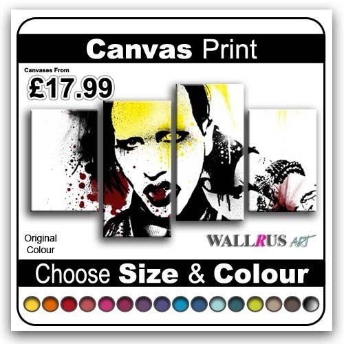 WALLRUS ART]   Marilyn Manson Goth Music Icon   CELEBRITIES