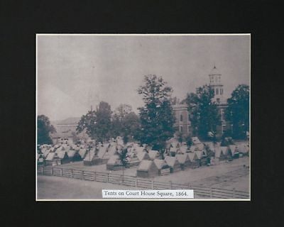 civil war union tents at atlanta ga state capitol time