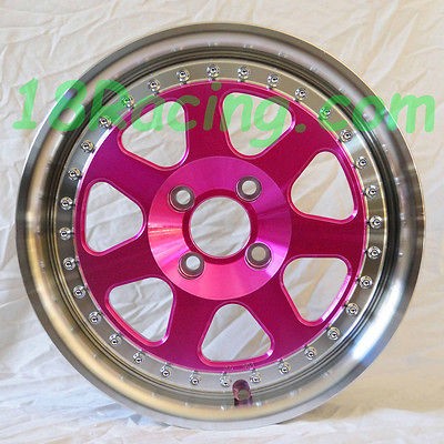 ROTA WHEEL J MAG 16X7 4X100 40 RCDY PINK CIVIC PRELUDE INTEGRA MR2