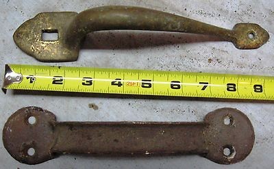 OLD DOOR HANDLES. BARN DOOR HANDLES. VINTAGE DOOR HANDLES. LARGE 