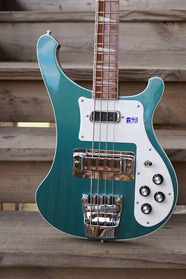 2002 ULTRA RARE & EXCELLENT RICKENBACKER 4003 TURQUOISE W/ OHSC