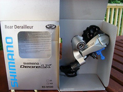 NOS Shimano LX Rear Derailleur, RD M580 SGS, BRAND NEW IN BOX