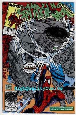 AMAZING SPIDER MAN #328, vs HULK, NM, Todd McFarlane, Acts of 