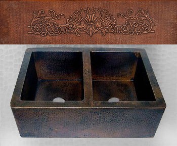 copper apron farmhouse sink design 1 50 50 35 x22