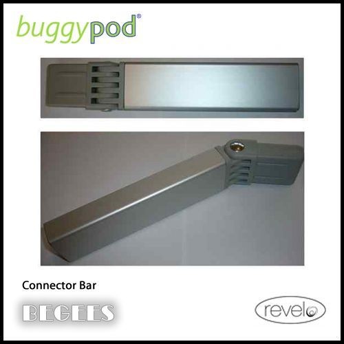 BRAND NEW IN BAG REVELO BUGGYPOD CONNECTOR BAR ADAPTOR IN SILVER/GREY