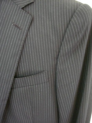 ralph lauren mens black label pinstripe suit