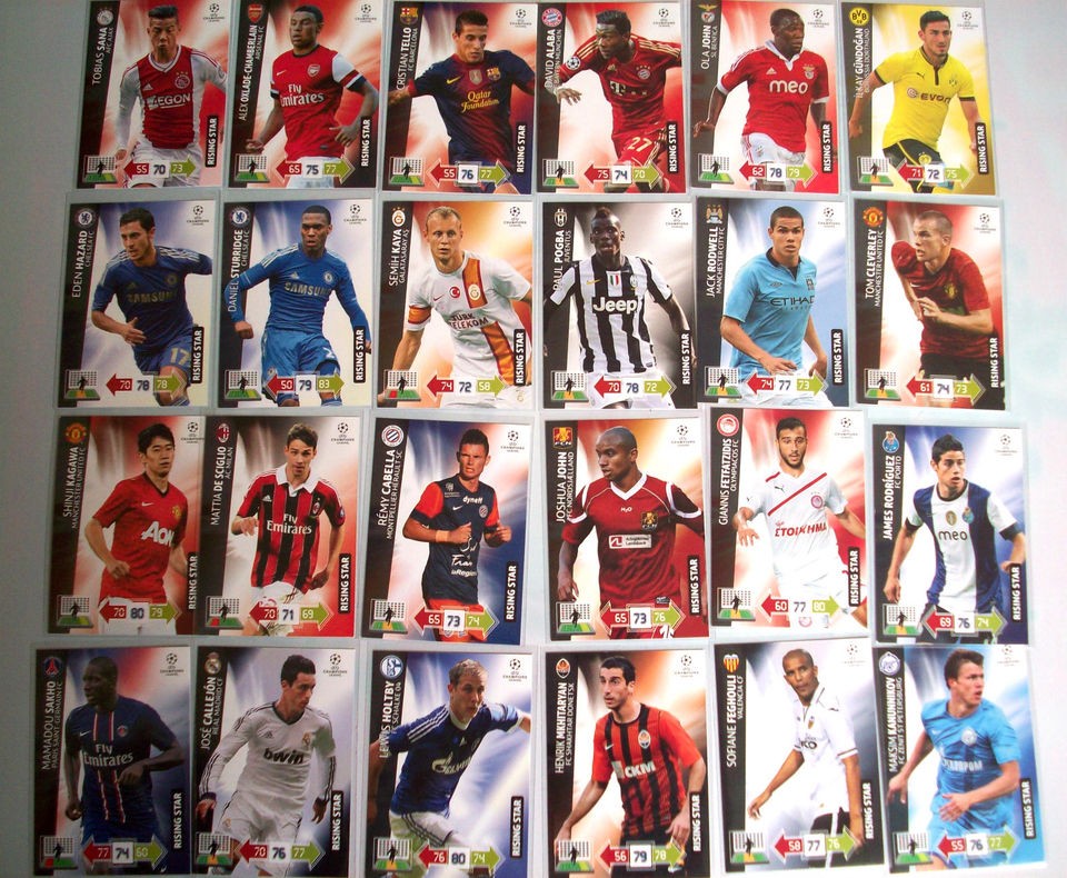 Any RISING STAR Panini Adrenalyn XL CHAMPIONS LEAGUE 2012/2013 Card 