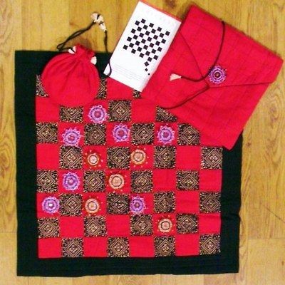 Disinter Handmade Very Beautiful Indian Handicraft Checkers Game