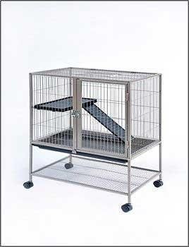 frisky ferret home floor cage 25x17x34 pet small animal time