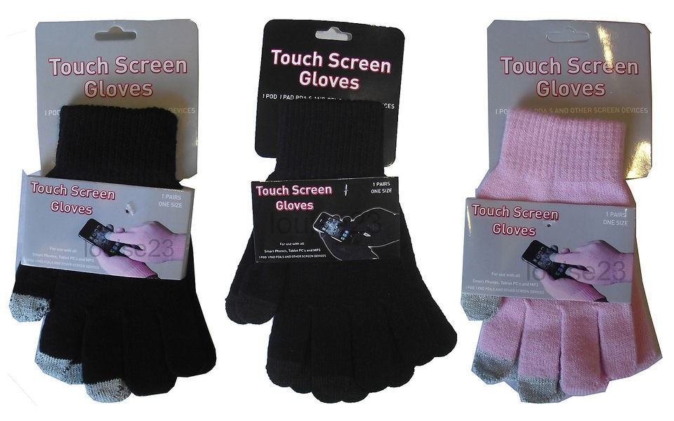   USE 2i1n WINTER MAGIC GLOVE TOUCH SCREEN iPAD iPHONE SMART PHONE WOW