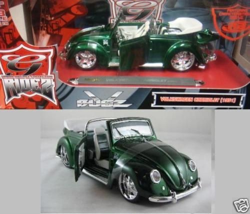 maisto 1951 vw cabriolet conv 1 18 g ridez green