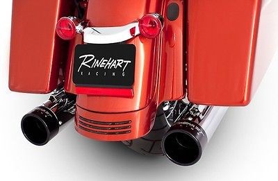 RINEHART EXHAUST 4 SLIP ON MUFFLERS 4 HARLEY STREET GLIDE FLHX 2006 