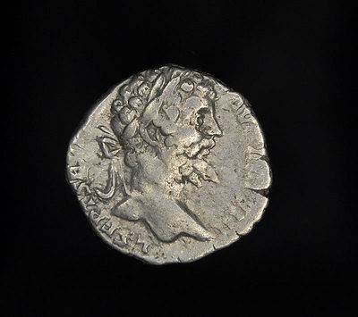   Roman Silver Denarius Securitas Coin of Emperor Septimius Severus