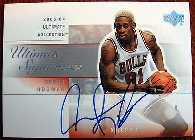 Dennis Rodman 2003 04 Ultimate Collection Signatures #RO Auto Chicago 