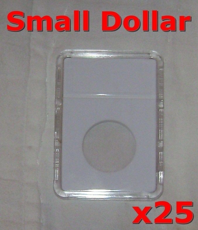 25 26 5mm small dollar coin slab case holders slabs new  16 