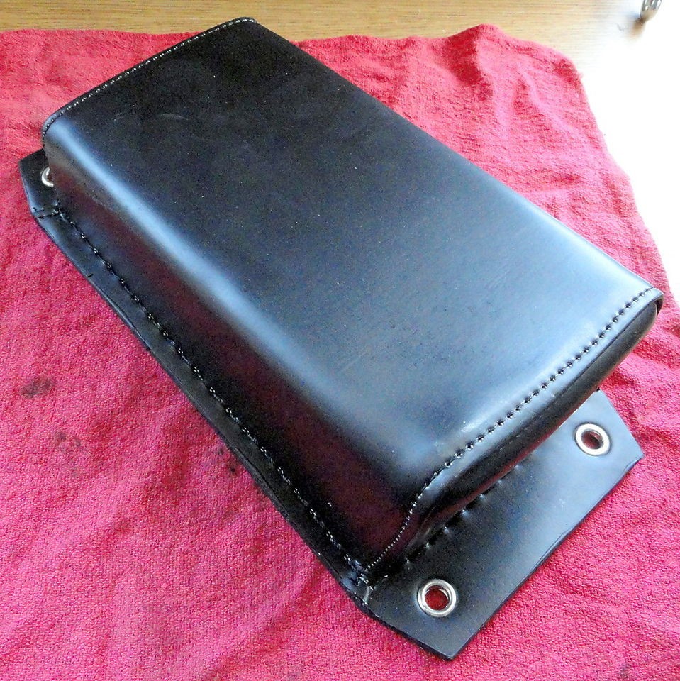 HARLEY P Pad Rear Seat Big Twin XL Bobber Chopper PILLION PAD OLD 