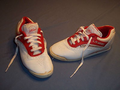 RARE VTG LA GEAR LOW TOP RUNNING SHOES SNEAKERS WOMENS 7.5/7 EUC