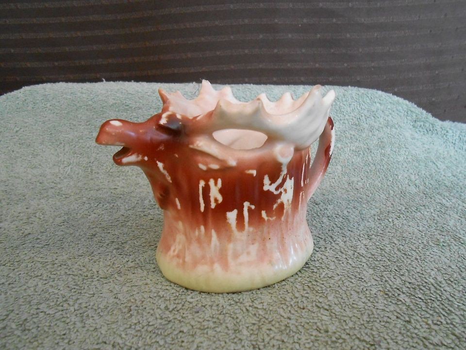 Vintage Moose Creamer Czecho Slovakia Czechoslovakia Milk Pitcher