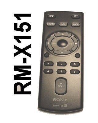 SONY CD  DVD Car Radio Stereo REMOTE CONTROL CDX GT35U CDX GT35UW 