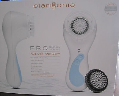 NEWEST Clarisonic PRO Face & Body +5 Brushes, Univ. Charger, FREE 