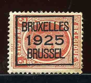   Brussel Overprint Pre Cancelled Postage Stamp Belgique Belgie 3