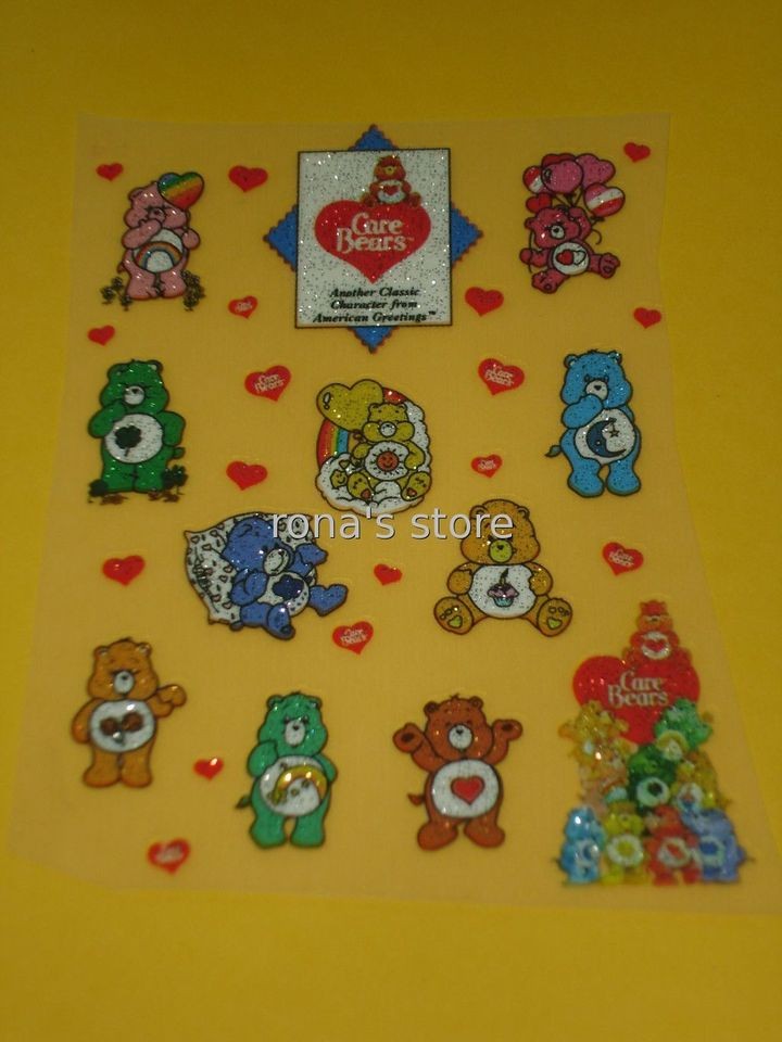 CARE BEAR Iron On Heat T shirt Transfer Carebear Patch Bears