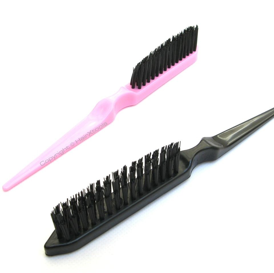 Styling Hairdressing Tease Nylon Bristle Teasing Weave Brush Crazy Rat 