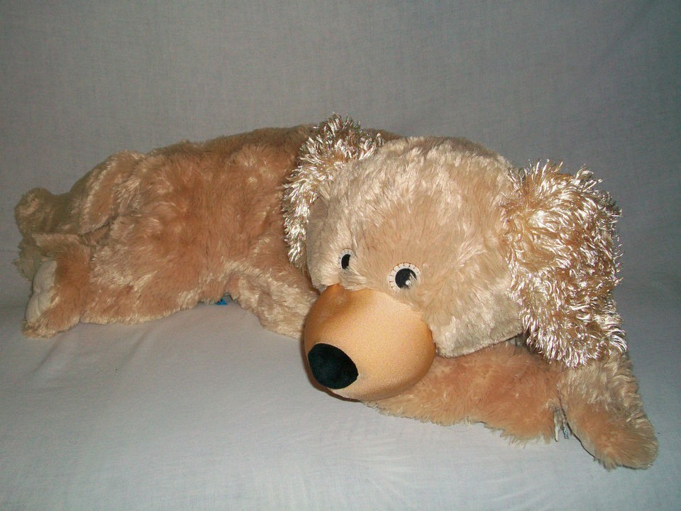 27 Zoobies Play Sleep Love Light Brown Puppy Dog Big Stuffed Animal 