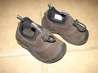 lands end boys size 6 m baby toddler brown slip