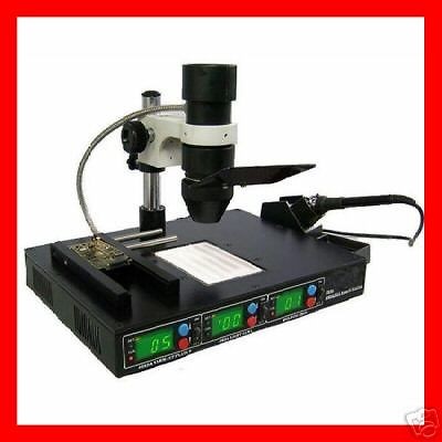 BRAND NEW 125x85 Infrared SMT SMD BGA Rework Station IRDA Welder US 