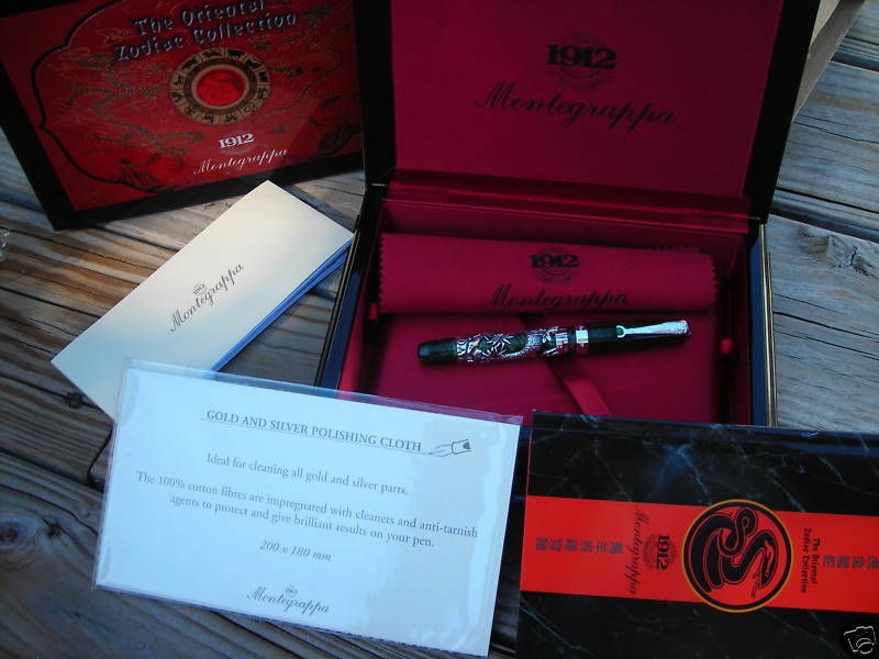 montegrappa oriental zodiac the snake fountain pen 