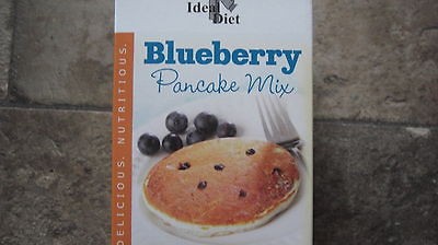   BOX IDEAL DIET PROTEIN BLUEBERRY PANCAKE MIX 7 PKT/W 15G PROTEIN EACH