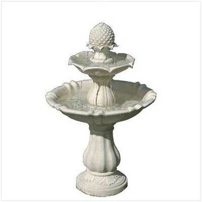 acorn style outdoor garden decor electric water fountain time left