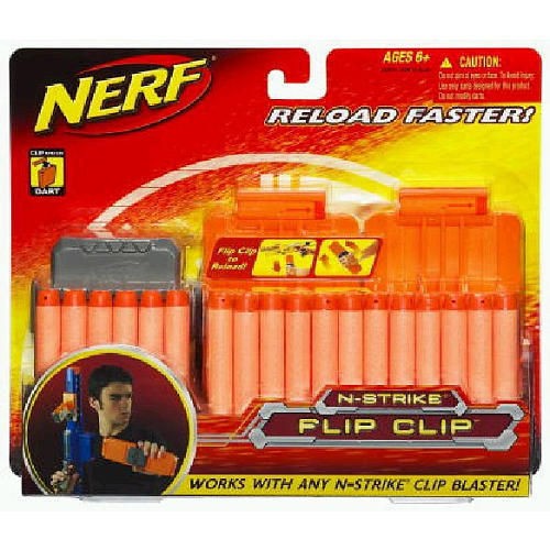 nerf mission kit flip clip 2 clips 30 streamline darts