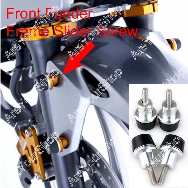   Frame Slider Screw Bolt SUZUKI GSXR TL SV GSF GSX DL B KING Silver