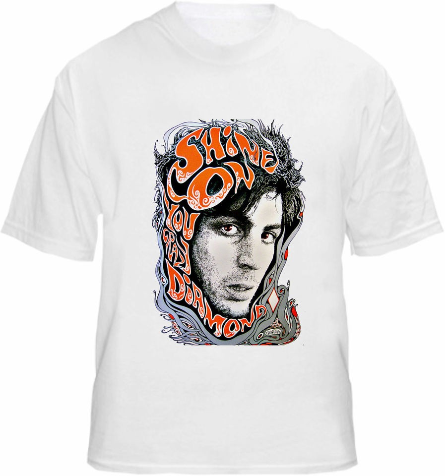 Syd Barrett T Shirt Pink Floyd   Shine On you Crazy Diamond Artwork 