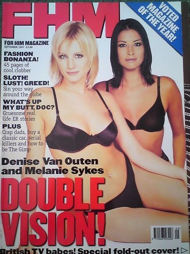 fhm september 1997 denise van outen melanie sykes time left