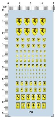 decals ferrari for model kits 1765 from china time left