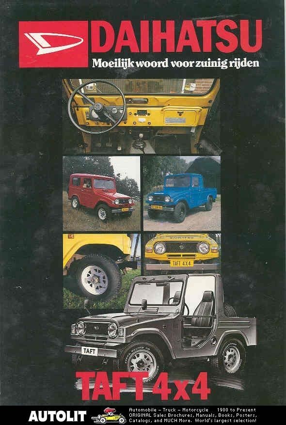 1980 daihatsu taft jeep brochure dutch  6