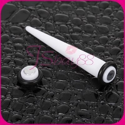 1pair Magnetic Fake Ear Plug Jewelry Earring Expander Taper Stretcher 