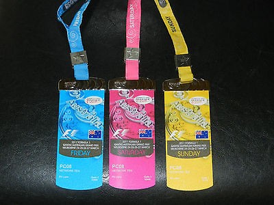 f1 paddock pass 2011 australian gp 3 days from australia  