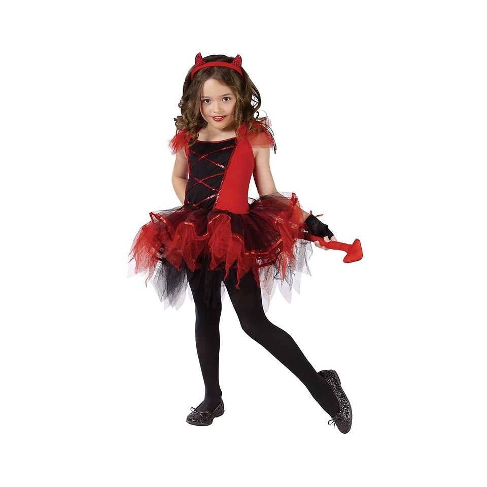 Devilina Child Preteen Tween Girls Ballerina Devil Halloween Costume on ...