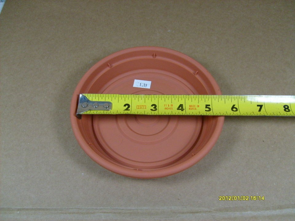 sdc6tc plastic saucer for duraco dc6tc flower pot terra cotta